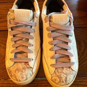 P448 Women's Sneakers - Cream and Lavender